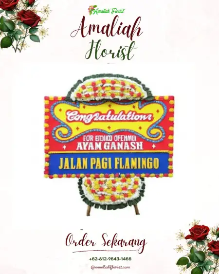 Sewa Papan Bunga Sedau